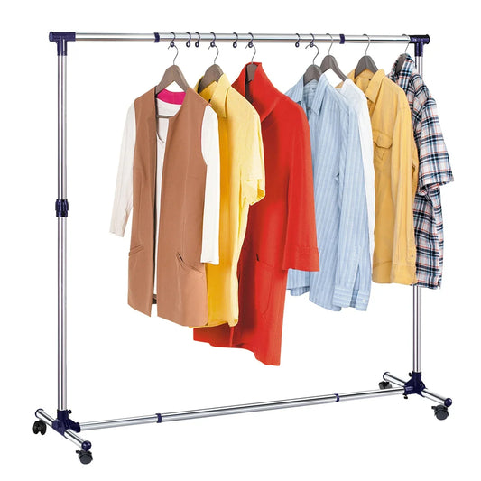 The Adjustable Chrome Clothes Rack