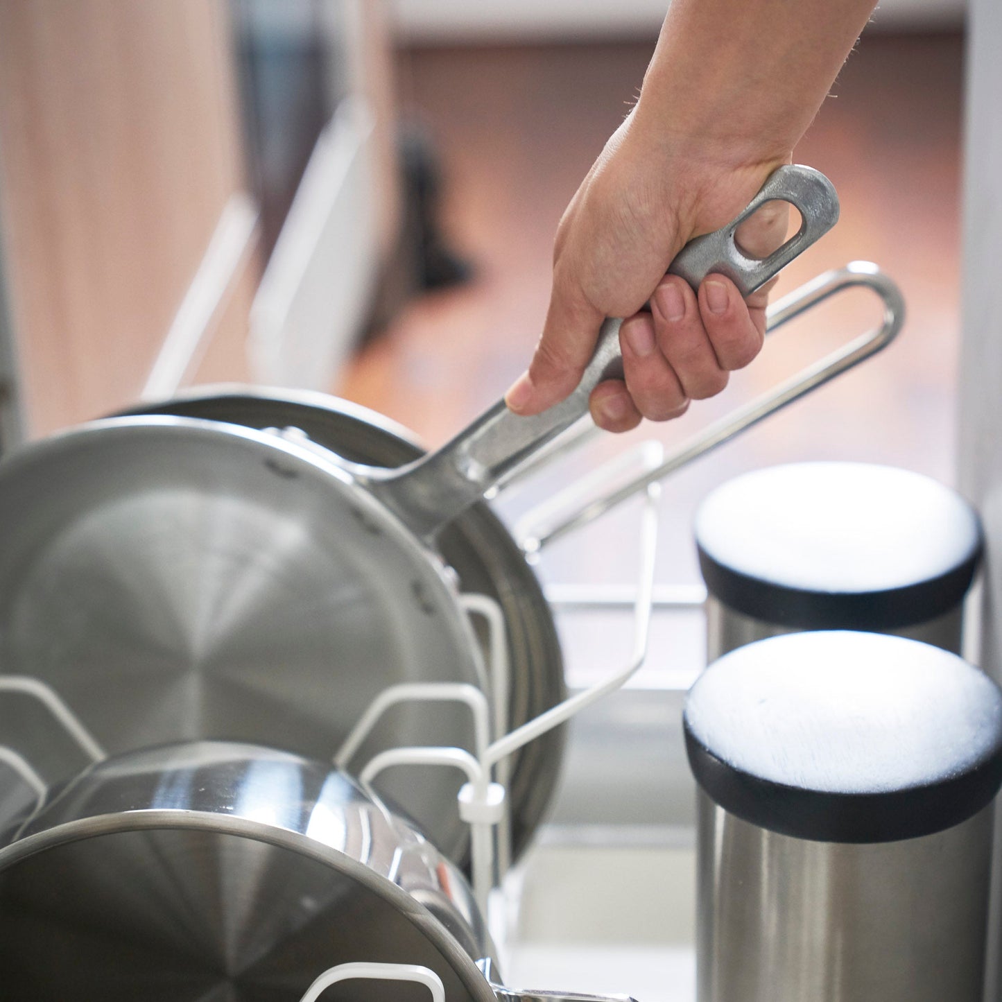 Adjustable Pot, Pan & Lid Organizer