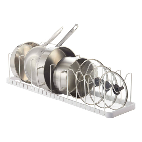 Adjustable Pot, Pan & Lid Organizer