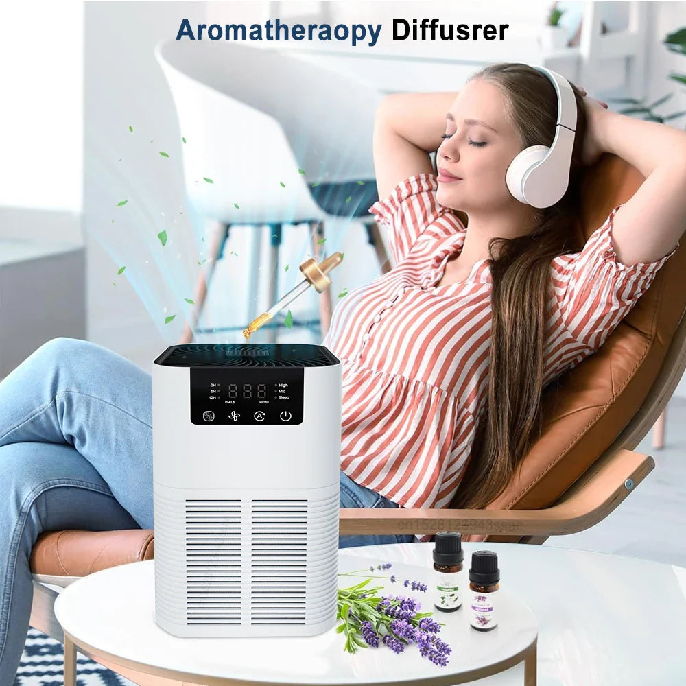 Aromatherapy Air Purifier & Negative Ion Generator