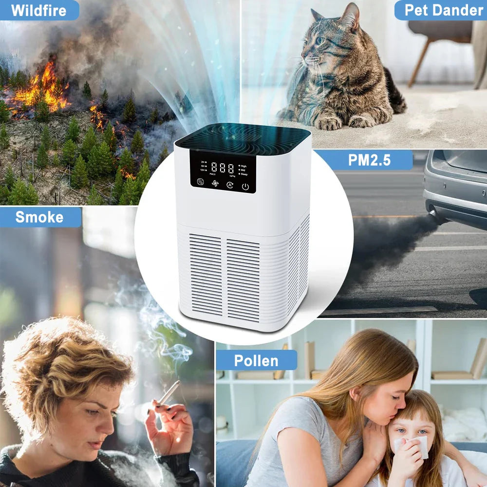 Aromatherapy Air Purifier & Negative Ion Generator
