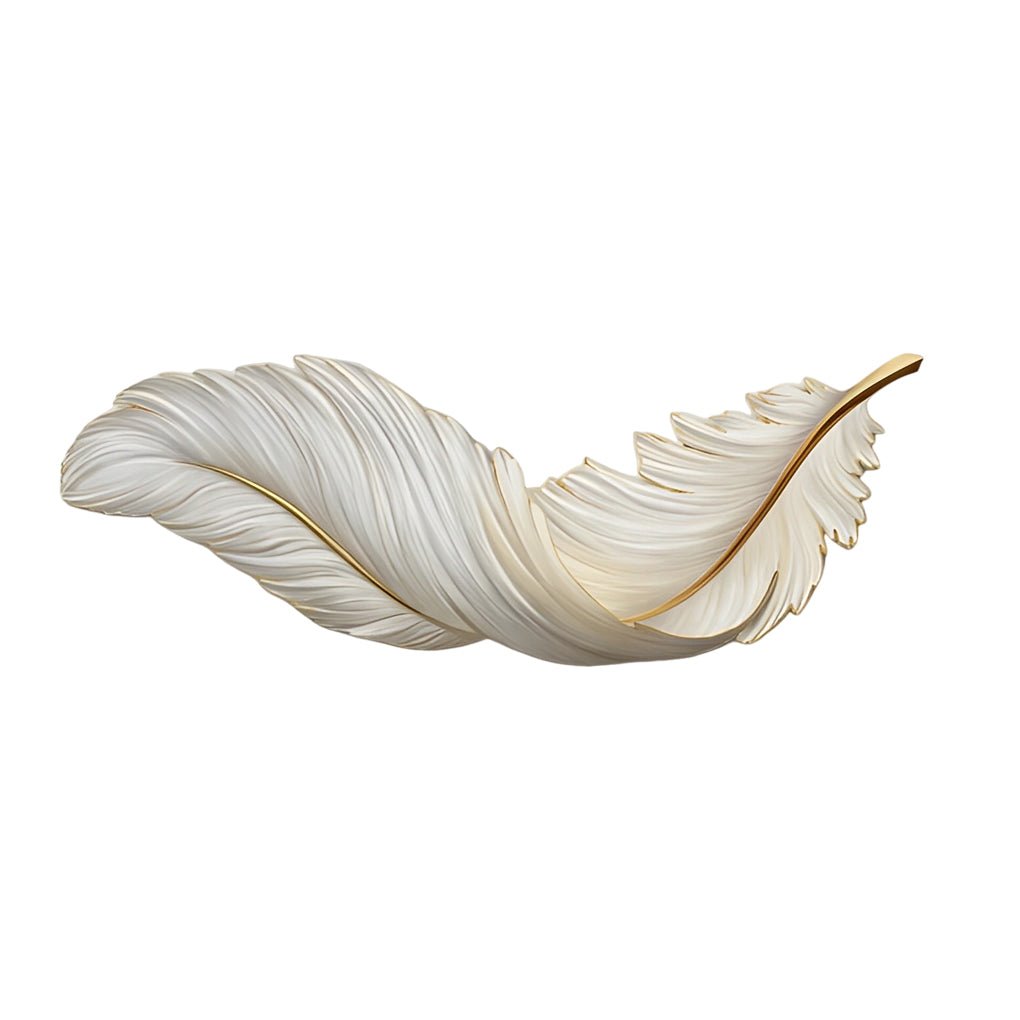 Feather Wall Light Fixtures with Remote Control