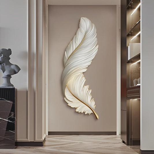 Feather Wall Light Fixtures with Remote Control